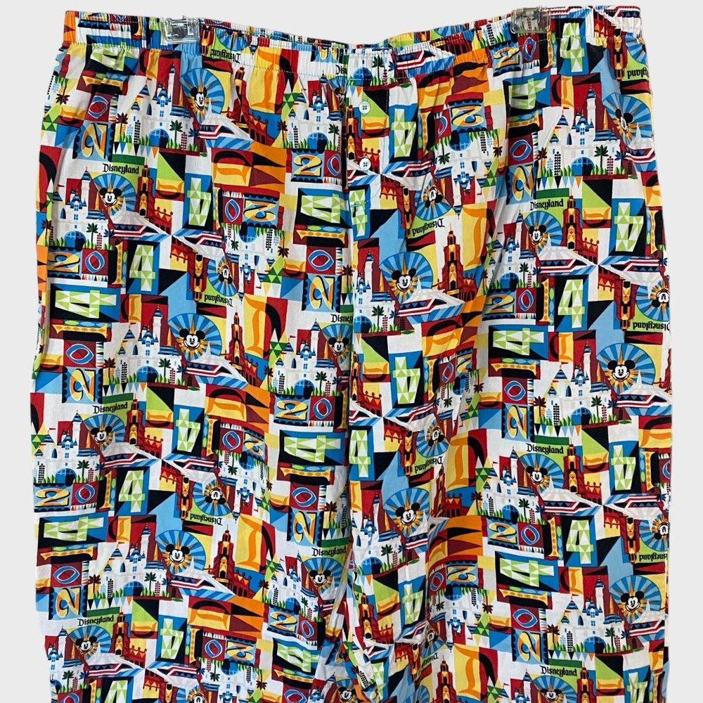Disney World Mickey Mouse Allover Print Pajama Pants Mens XL Relaxed Comfort Fit - Picture 5 of 10